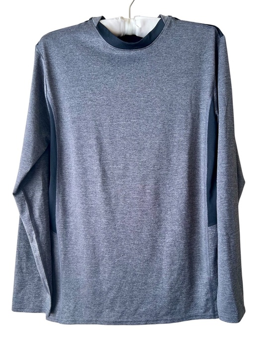 bcg Other - Gray Long Sleeve Sport Top Moisture Wicking BCG MinMesh Back Workout Small